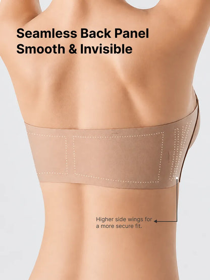 Women's Strapless Front Closure Push-Up Bra